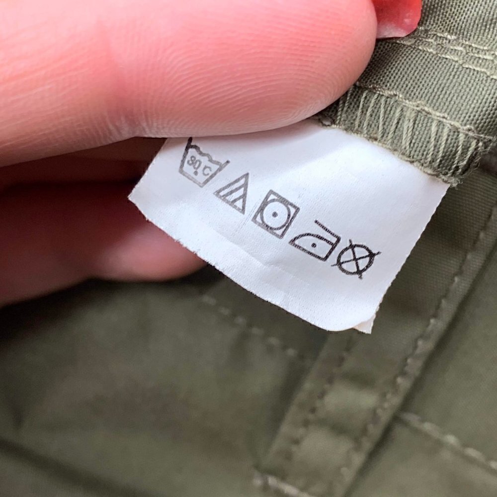 Calvin Klein Jeans Green Straight Leg Windbreakers - Picture 4 of 4